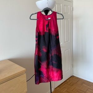Calvin Klein Fuchsia Pattern Dress Size 8